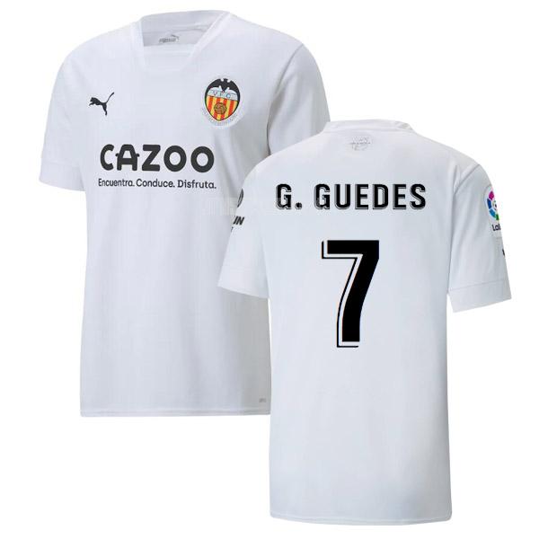 2022-23 バレンシアcf g. guedes ホーム ユニフォーム