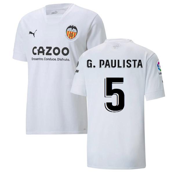 2022-23 バレンシアcf g. paulista ホーム ユニフォーム
