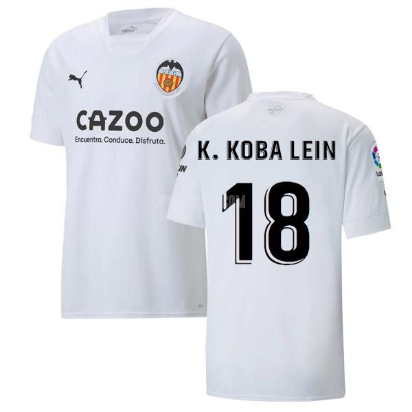 2022-23 バレンシアcf k. koba lein ホーム ユニフォーム
