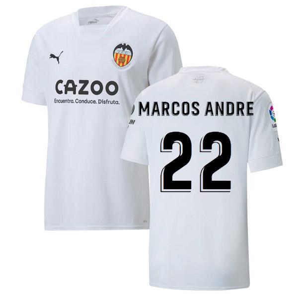 2022-23 バレンシアcf marcos andré ホーム ユニフォーム