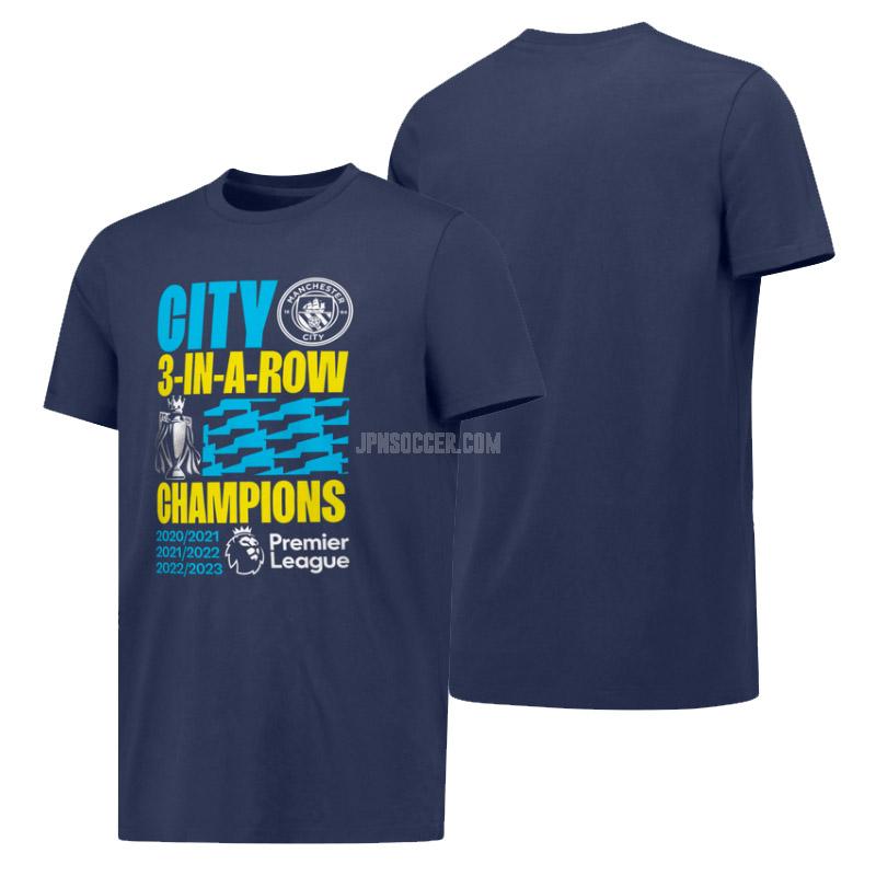 2022-23 マンチェスター シティ プレミアリーグ champions 青い t-shirt