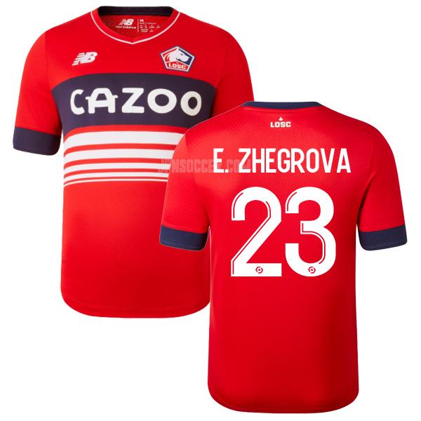 2022-23 リールosc e. zhegrova ホーム ユニフォーム