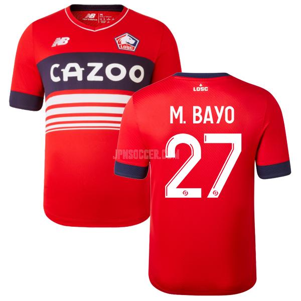 2022-23 リールosc m. bayo ホーム ユニフォーム