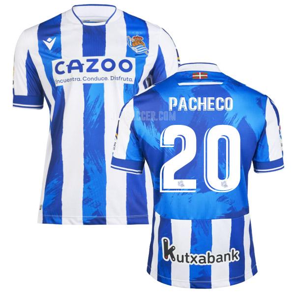 2022-23 レアル ソシエダ pacheco ホーム ユニフォーム