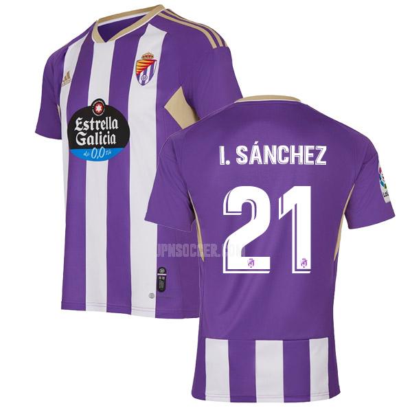 2022-23 レアル バリャドリッド i. sánchez ホーム ユニフォーム