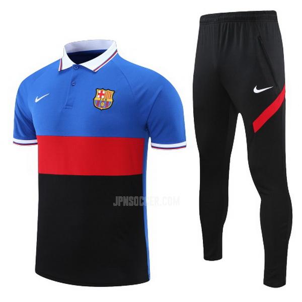 2022 fcバルセロナ スーツ 青い 赤 ブラック ポロシャツ