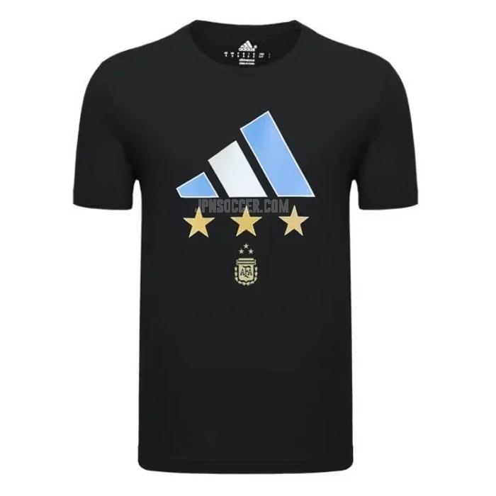 2022 アルゼンチン 3 star ブラック t-shirt