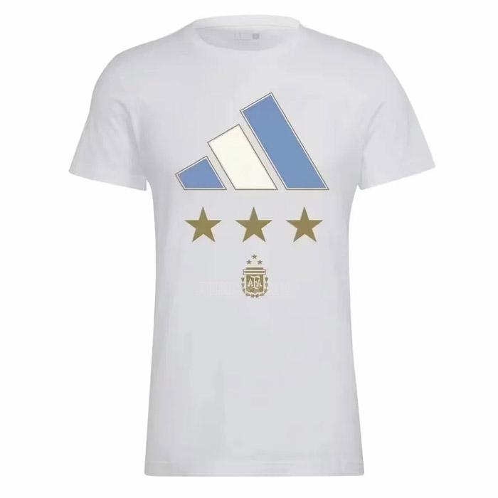 2022 アルゼンチン 3 star 白い t-shirt