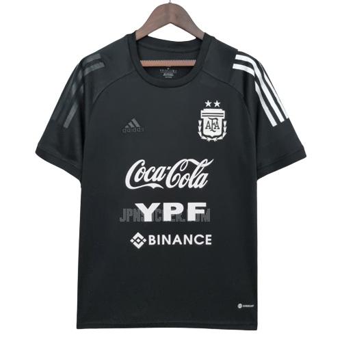 2022 アルゼンチン ブラック プラクティスシャツ