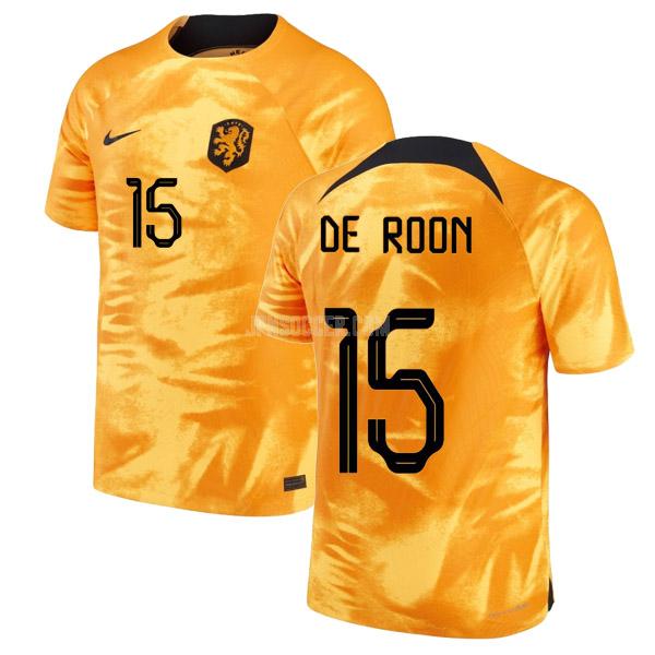 2022 オランダ de roon ワールドカップ ホーム ユニフォーム