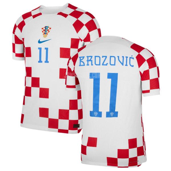 2022 クロアチア brozovic ワールドカップ ホーム ユニフォーム