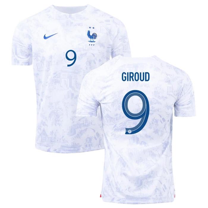 2022 フランス giroud ワールドカップ アウェイ ユニフォーム