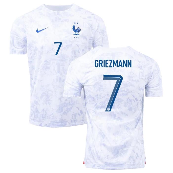 2022 フランス griezmann ワールドカップ アウェイ ユニフォーム