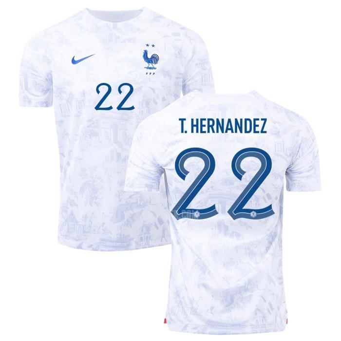 2022 フランス t. hernandez ワールドカップ アウェイ ユニフォーム
