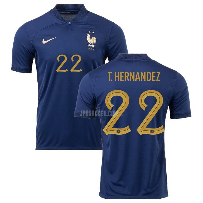 2022 フランス t. hernandez ワールドカップ ホーム ユニフォーム