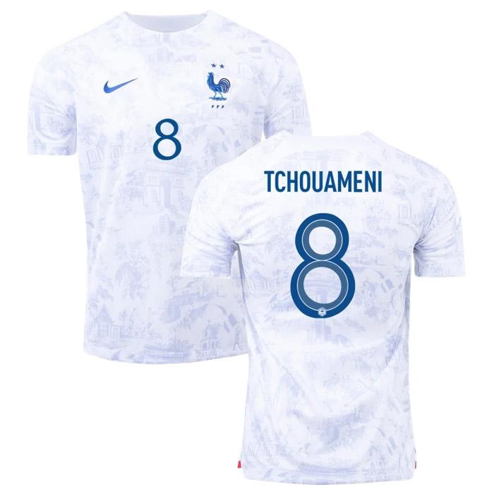 2022 フランス tchouameni ワールドカップ アウェイ ユニフォーム