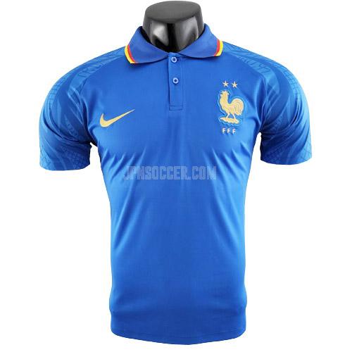 2022 フランス 青い ポロシャツ
