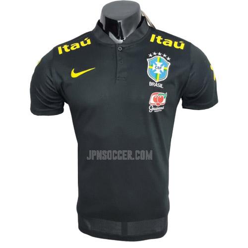 2022 ブラジル ln ブラック ポロシャツ