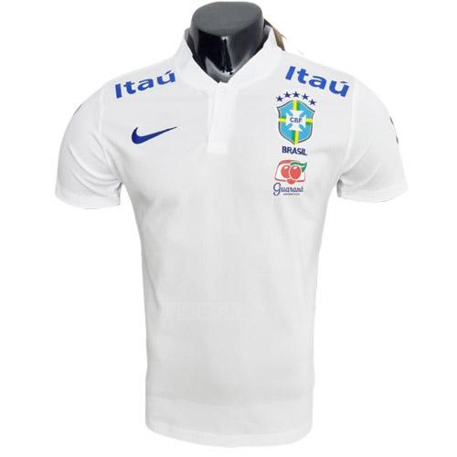 2022 ブラジル ln 白い ポロシャツ