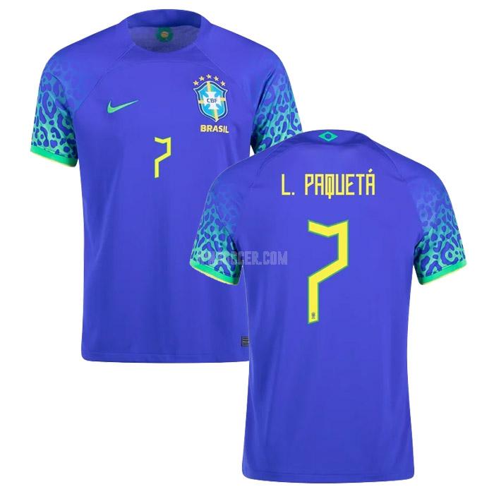 2022 ブラジル paqueta ワールドカップ アウェイ ユニフォーム