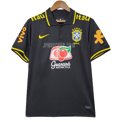 2022 ブラジル ブラック ポロシャツ