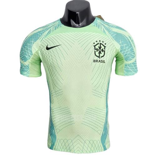 2022 ブラジル プレイヤー版 緑 プラクティスシャツ
