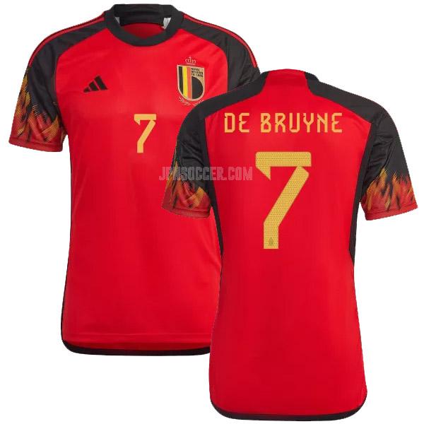 2022 ベルギー de bruyne ホーム ユニフォーム