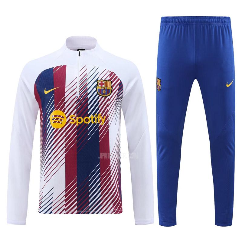 2023-24 fcバルセロナ 23819a1 白い サッカー スウェットシャツ