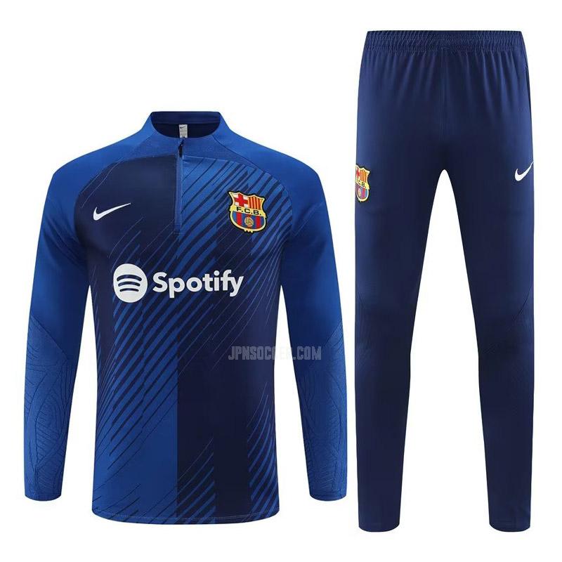 2023-24 fcバルセロナ 23917a1 青い サッカー スウェットシャツ