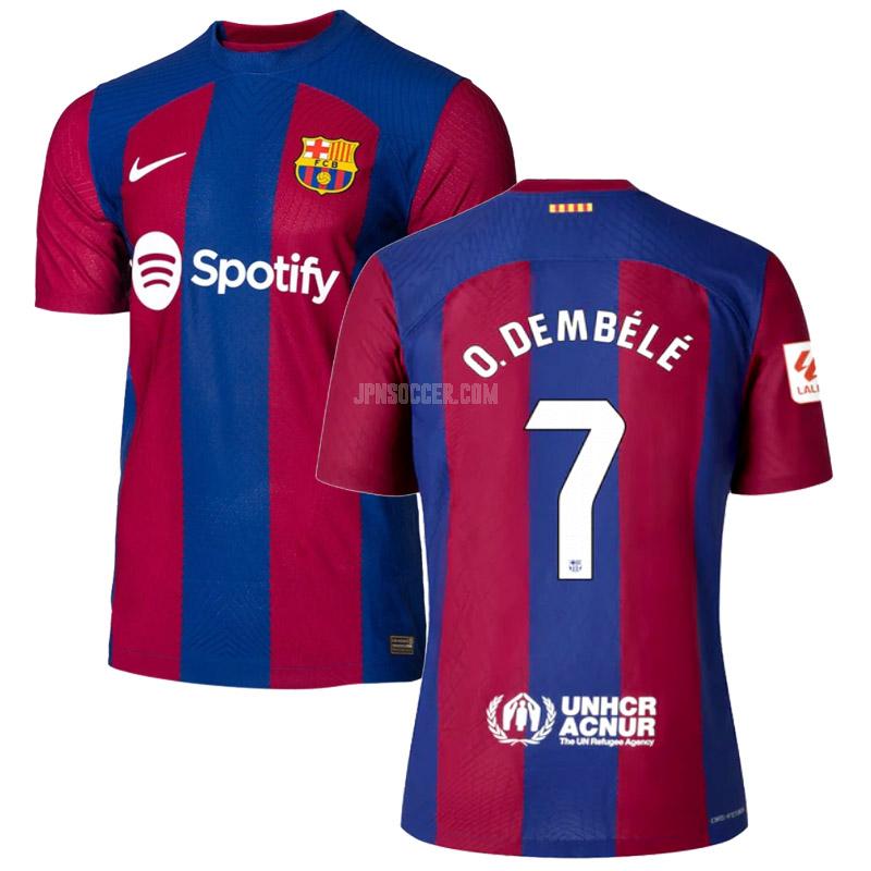 2023-24 fcバルセロナ o. dembele プレイヤー版 ホーム ユニフォーム