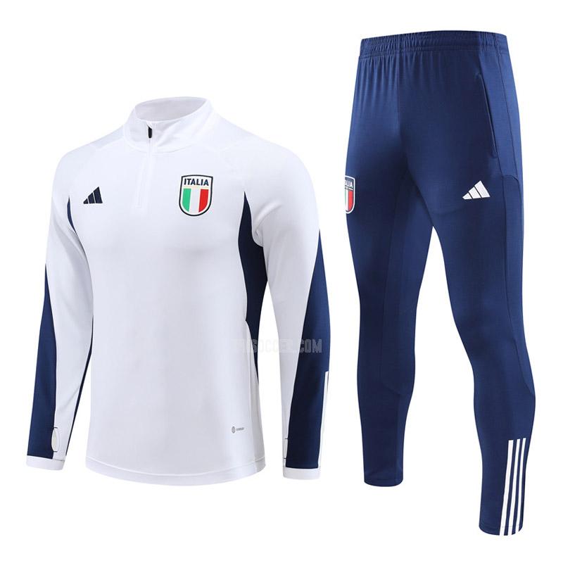 2023-24 イタリア 231125a1 白い サッカー スウェットシャツ