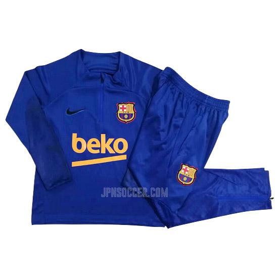 2023 fcバルセロナ ジュニア 23115a1 青い サッカー スウェットシャツ