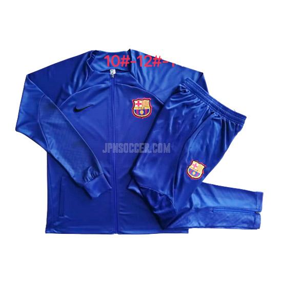 2023 fcバルセロナ ジュニア 23115a1 青い ジャケット