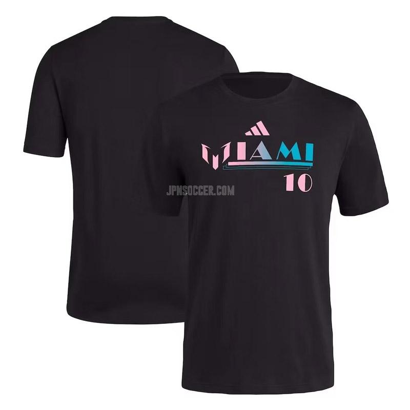 2023 インテル マイアミ 2371a2 ブラック T-Shirt
