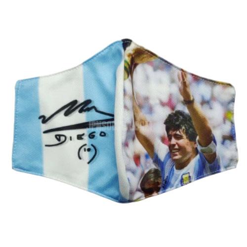 アルゼンチン maradona 青い-白い マスク